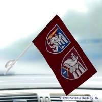 Автомобільний прапорець 1 батальйон 81 ОАеМБр 2 шеврони